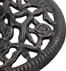 vidaXL Βάση Ομπρέλας Μπρονζέ 12 κ. 48 εκ. από Χυτοσίδηρο