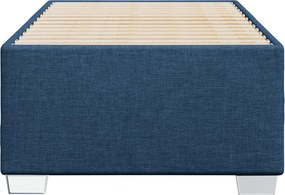 vidaXL Σκελετός Κρεβατιού Χωρίς Στρώμα Μπλε 90x200 εκ. Υφασμάτινο