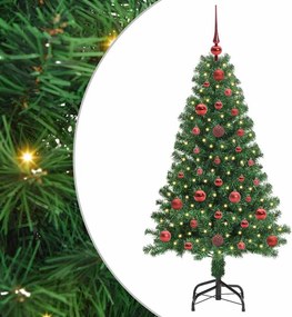 vidaXL Τεχνητό Χριστουγεννιάτικο Δέντρο με 150 LED Πράσινο 120 cm