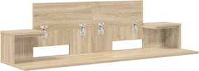 vidaXL Γραφείο Στούντιο Sonoma Δρυς 110 x 36 x 19,5 εκ.