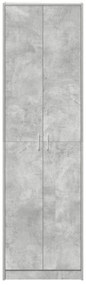 vidaXL ντουλάπα  Σκούρο Γκρι 55x25x189 cm Ξύλο