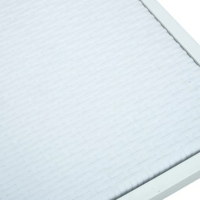 vidaXL Σετ Τραπεζαρίας Κήπου 9 Τεμαχίων Λευκό