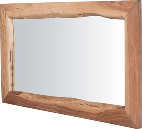 NATAL Καθρέπτης Ξύλο Ακακία Φυσικό   1τμχ