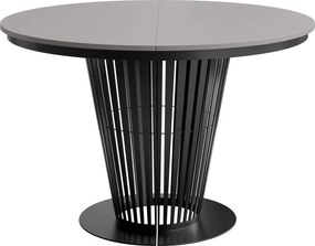 Τραπέζι Elantra Επεκτεινόμενο-Μαύρο – Γκρι-Μήκος: 100 εκ.