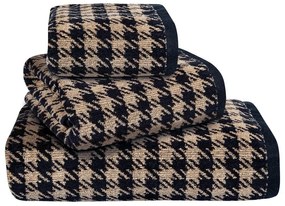 Πετσέτες 3096 (Σετ 3τμχ) Black-Beige Greenwich Polo Club Towels Set 70x140cm 100% Βαμβάκι