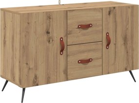 vidaXL Πλαϊνό γραφείο Artisan Oak 100 x 36 x 60 εκ. Επεξεργασμένο ξύλο