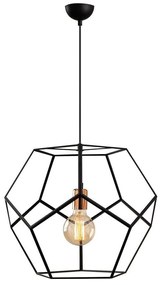 Φωτιστικό Οροφής Degirmen 527ABY1681 Φ56x146cm 1xE27 40W Black-Bronze Opviq