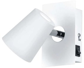 Φωτιστικό Τοίχου Led Narcos 873170131 6W 550Lmn 3000K White Trio Lighting Metal