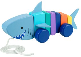 Ξύλινο Παιχνίδι Τρεχαλίτσα Orange Tree Toys Shark  60-09001