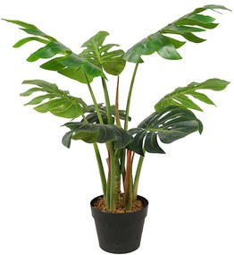 Τεχνητό Φυτό Μονστέρα Deliciosa 4350-6 55x80cm Green Supergreens Polyethylene