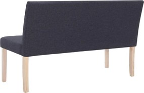 vidaXL Παγκάκι Σκούρο Γκρι 139,5 εκ. από Πολυεστέρα