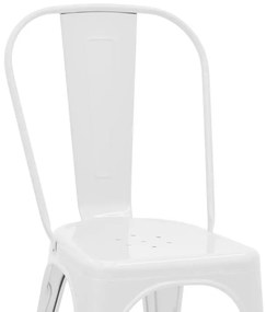 Καρέκλα Utopia λευκό μέταλλο 44x44x85εκ 44x44x85 εκ.