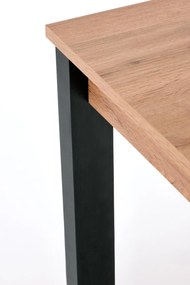 GINO table votan oak/black DIOMMI V-PL-GINO-ST-WOTAN/CZARNY