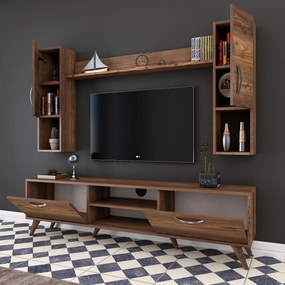 Σύνθεση Τηλεόρασης Καρυδί FOZON 180x35x48.6