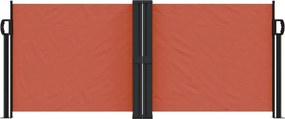 vidaXL Σκίαστρο Πλαϊνό Συρόμενο Τερακότα 100 x 600 εκ.