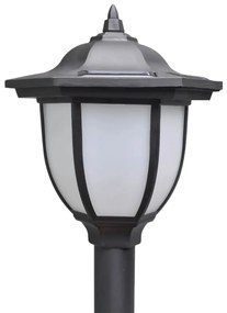 Περίφραξη με αλυσίδα και ηλιακά φωτιστικά