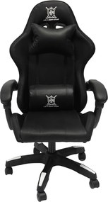 ΠΟΛΥΘΡΟΝΑ GAMING DARREN HM1203.04 ΜΑΥΡΟ-ΛΕΥΚΟ PVC 58.5x100x120Υεκ.