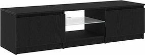 vidaXL Ντουλάπι TV Μαύρη Οξυά 140 x 38,5 x 36 εκ. Επεξεργασμένο ξύλο