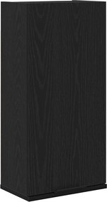 vidaXL Ντουλάπι Τοίχου Μαύρο Δρυς 32x20x67 εκ. από Τεχνητό Ξύλο