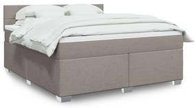 ΚΡΕΒΑΤΙ BOXSPRING ΜΕ ΣΤΡΩΜΑ TAUPE 180X200 ΕΚ. ΥΦΑΣΜΑΤΙΝΟ 3285971