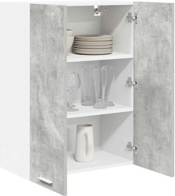 vidaXL Κρεμαστό ντουλάπι Σκυρόδεμα Γκρι 60 x 31 x 80 εκ.