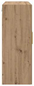 vidaXL Επιτοίχιο ντουλάπι Καφέ 69.5 x 34 x 90 εκ. Επεξεργασμένο ξύλο