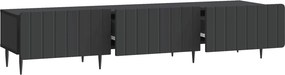VidaXL Ντουλάπι TV Μαύρο 147 x 34,5 x 32 εκ Επεξεργασμένο Ξύλο