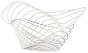 Φρουτιέρα Trinity ACO04/12 W Φ26x12cm Μεταλλική White Alessi Metal
