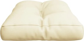 vidaXL Μαξιλάρι Παλέτας Κρεμ 70 x 40 x 12 εκ. Υφασμάτινο