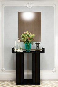 Stewehome Κονσόλα με ράφι μοντέρνου στιλ 75x85x85 cm