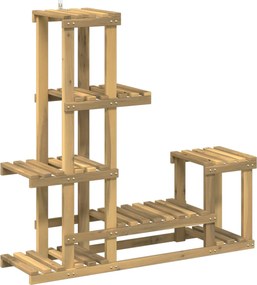 vidaXL Βάση φυτών Λευκός Χρωματισμός 93,5 x 25 x 91,5 εκ.