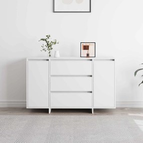 vidaXL Πλαϊνό γραφείο Λευκό 120 x 41 x 75 εκ. Επεξεργασμένο ξύλο