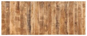 vidaXL Τραπεζαρία 220x90x75 εκ. από Μασίφ Ακατέργαστο Ξύλο Μάνγκο