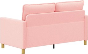 vidaXL Καναπές Ροζ 156 x 81 x 87,5 εκ Ύφασμα