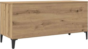 vidaXL Έπιπλο Δίσκων τεχνίτης Δρυς 100x38x48 εκ από Επεξεργασμένο Ξύλο