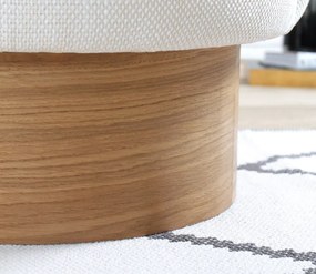 Pouffe Barren Puf - Cream Cream