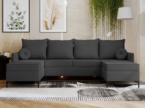 Γωνιακός καναπές Leon U-Gkri Skouro