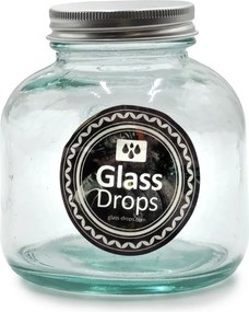 Δοχείο με καπάκι Glass Drops Storage - 350ml