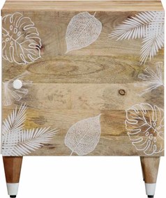 vidaXL Κομοδίνα 2 τεμάχια 40x33,5x46 cm μασίφ ξύλο Mango