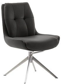 Bali Καρεκλα Relax Μαύρη + Υποπόδιο 83x86x102 cm