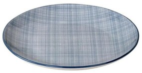 Πιάτο Linea Blue Φρούτου Σετ 6 τμχ Ata105K6 Φ21Cm. Κεραμικό Light Blue Espiel Ceramic