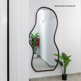 Καθρέφτης επιτοίχιος Nextdeco ξύλο βελανιδιάς 90x180εκ.