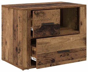 vidaXL Κομοδίνο Παλαιό ξύλο 60 x 36 x 45 εκ Επεξεργασμένο ξύλο
