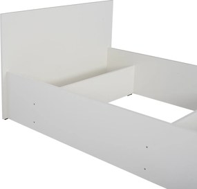 ΚΡΕΒΑΤΙ ADLER ΜΕΛΑΜΙΝΗΣ ΜΟΝΟ ΓΙΑ ΣΤΡΩΜΑ 90Χ200εκ. ΛΕΥΚΟ HM2433.03