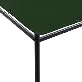 vidaXL Κιόσκι 4 x 3,98 x 2,67 μ Πράσινο Πολυεστέρας και Χάλυβας