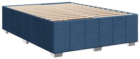 ΚΡΕΒΑΤΙ BOXSPRING ΜΕ ΣΤΡΩΜΑ ΜΠΛΕ 140X190 ΕΚ. ΥΦΑΣΜΑΤΙΝΟ 3291669