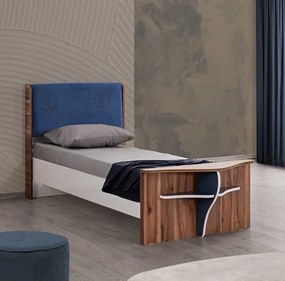 Stewehome Μοντέρνο Μονό Κρεβάτι Παιδιού MDF &amp;amp; Μελαμίνης 90x190 cm