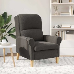 vidaXL Πολυθρόνα Σκούρο γκρι 76 x 94 x 102 εκ. ύφασμα