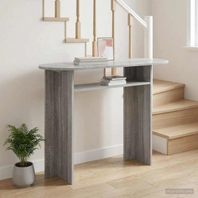 vidaXL Τραπέζι κονσόλας Γκρι Sonoma 100 x 39,5 x 75 εκ