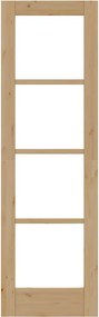 vidaXL Εσωτερική Πόρτα ORKDAL Καφέ 61 x 198,5 εκ.